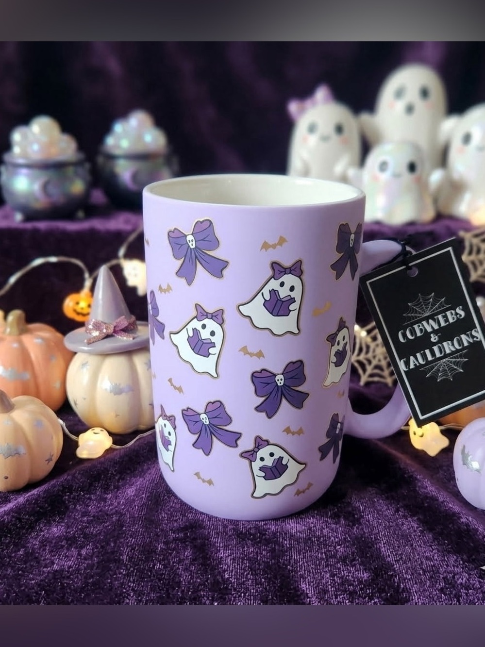NEW Lilac Ghost Ceramic Mug